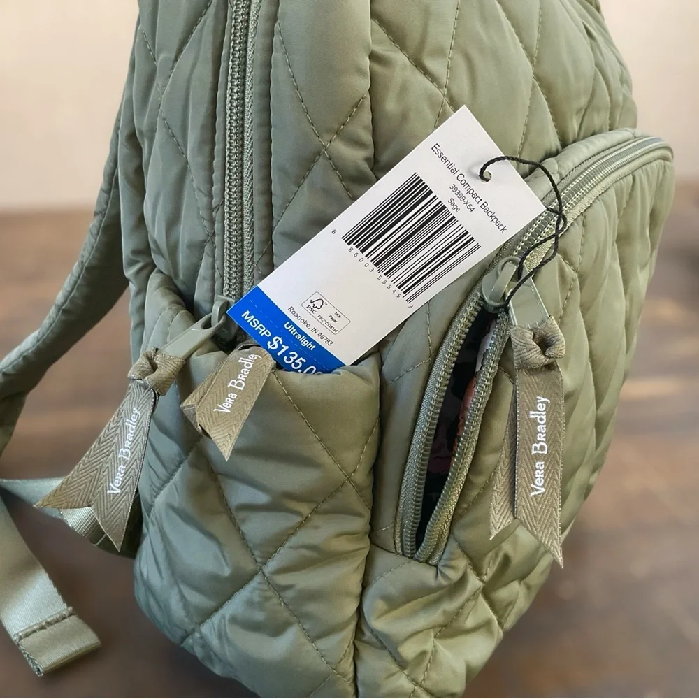 🌸Vera Bradley Ultralight Essential Compact Backpack - Picture 7 of 15